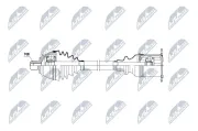 Antriebswelle Vorderachse rechts NTY NPW-AU-057