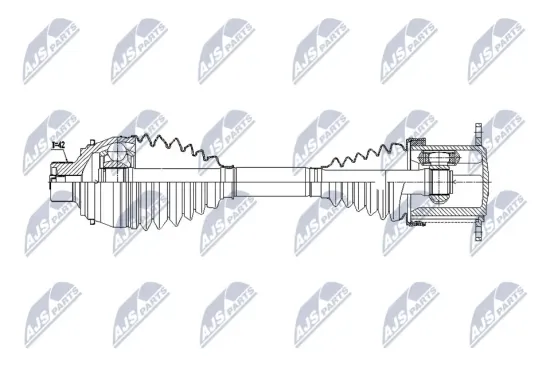 Antriebswelle NTY NPW-AU-075 Bild Antriebswelle NTY NPW-AU-075