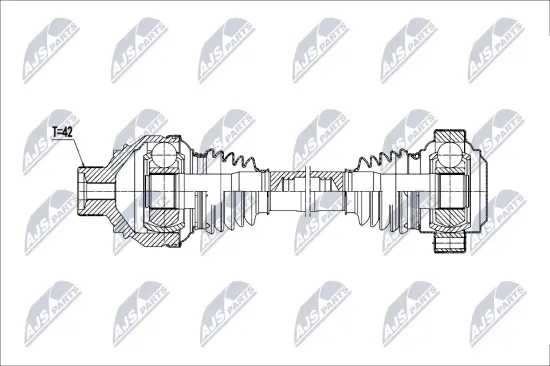 Antriebswelle NTY NPW-AU-080 Bild Antriebswelle NTY NPW-AU-080