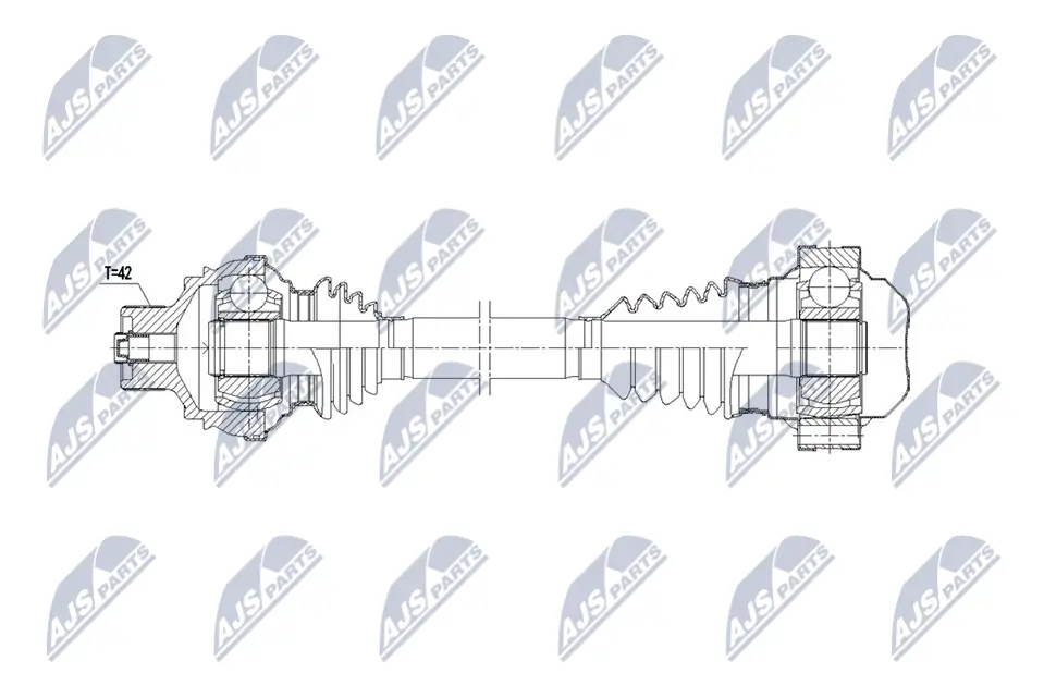 Antriebswelle NTY NPW-AU-089 Bild Antriebswelle NTY NPW-AU-089