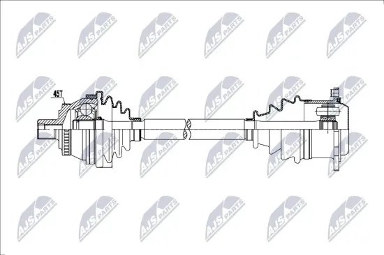 Antriebswelle Vorderachse rechts NTY NPW-AU-091 Bild Antriebswelle Vorderachse rechts NTY NPW-AU-091