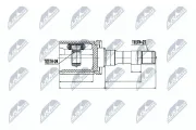 Gelenksatz, Antriebswelle Vorderachse rechts NTY NPW-BM-014