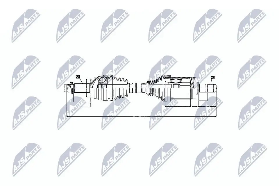 Antriebswelle NTY NPW-BM-015