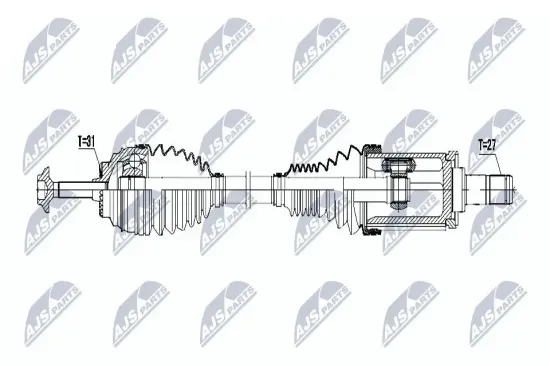 Antriebswelle NTY NPW-BM-026 Bild Antriebswelle NTY NPW-BM-026