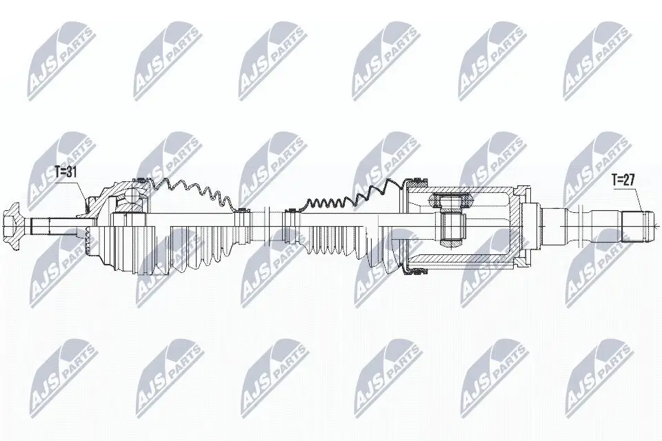 Antriebswelle NTY NPW-BM-027