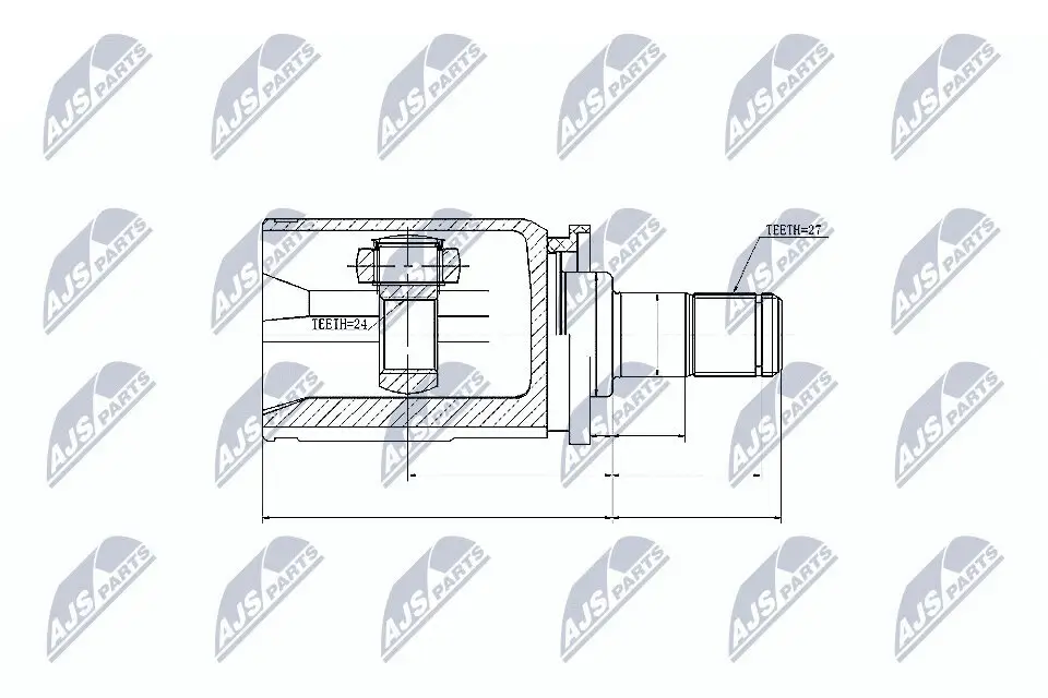 Gelenksatz, Antriebswelle NTY NPW-BM-032