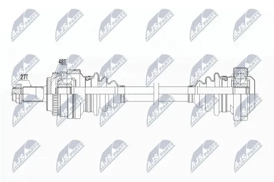 Antriebswelle Hinterachse rechts NTY NPW-BM-044 Bild Antriebswelle Hinterachse rechts NTY NPW-BM-044