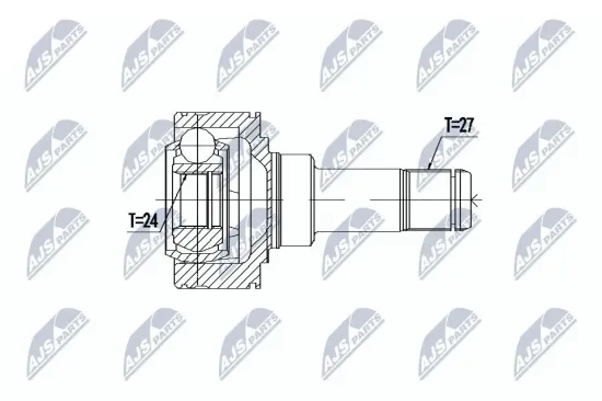 Gelenksatz, Antriebswelle Hinterachse NTY NPW-BM-057 Bild Gelenksatz, Antriebswelle Hinterachse NTY NPW-BM-057