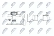 Gelenksatz, Antriebswelle NTY NPW-BM-058