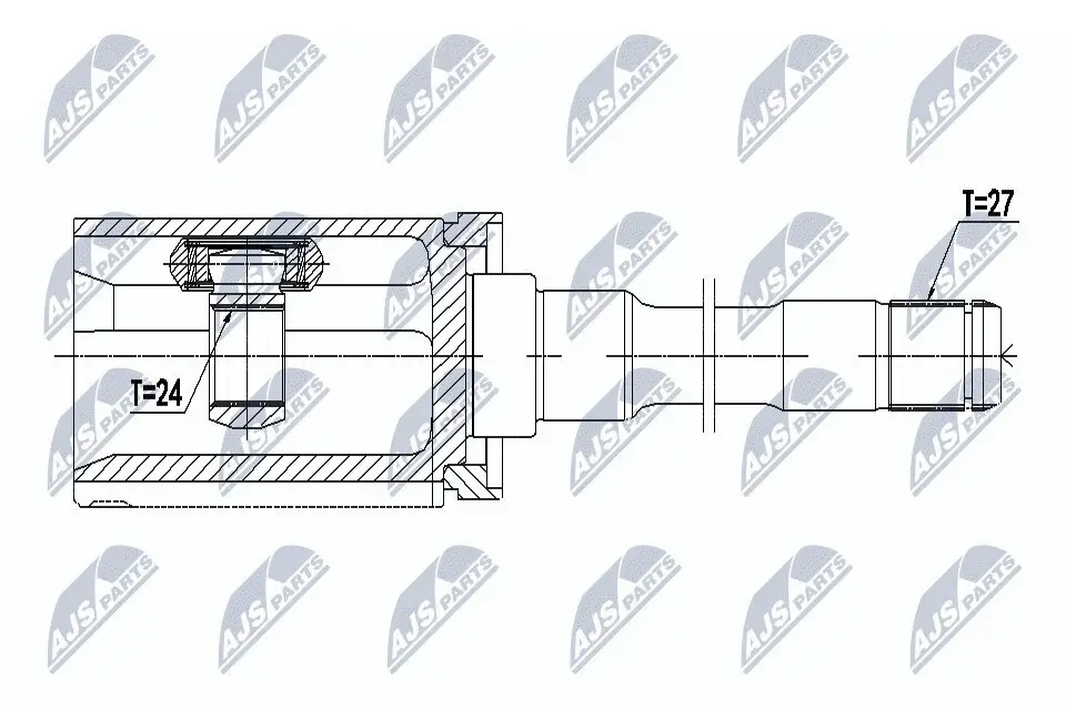 Gelenksatz, Antriebswelle NTY NPW-BM-062