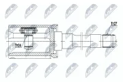 Gelenksatz, Antriebswelle NTY NPW-BM-062