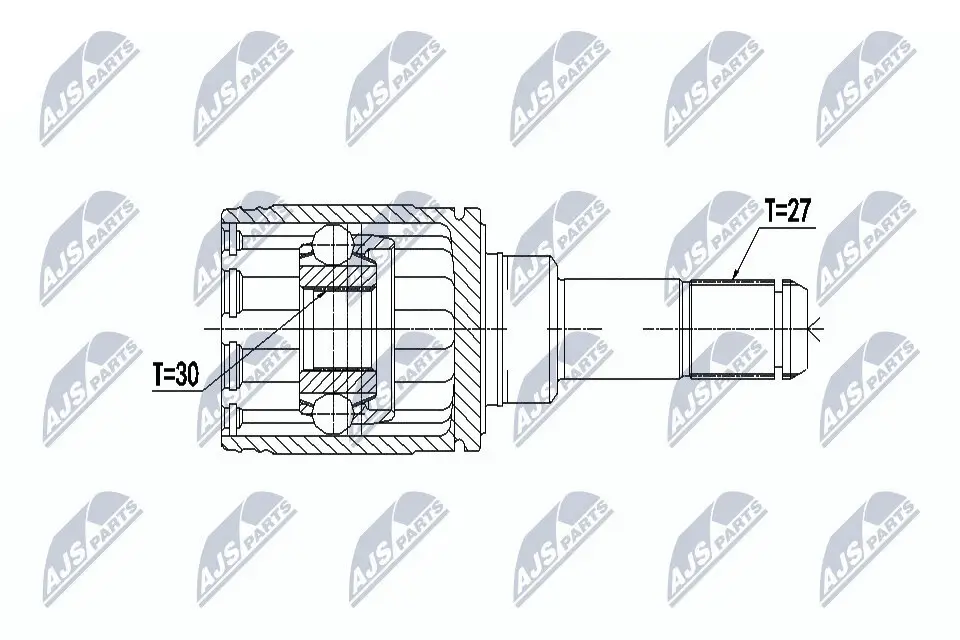 Gelenksatz, Antriebswelle NTY NPW-BM-066