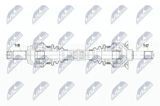 Antriebswelle Hinterachse links NTY NPW-BM-085 Bild Antriebswelle Hinterachse links NTY NPW-BM-085