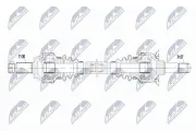 Antriebswelle Hinterachse links NTY NPW-BM-101