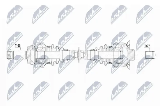 Antriebswelle Hinterachse links NTY NPW-BM-101 Bild Antriebswelle Hinterachse links NTY NPW-BM-101
