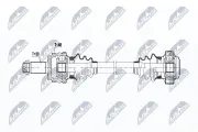 Antriebswelle Hinterachse rechts NTY NPW-BM-107