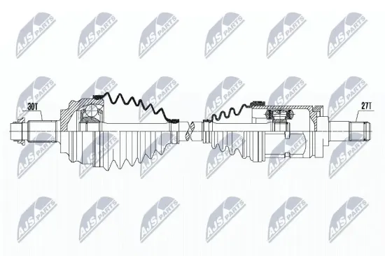 Antriebswelle Vorderachse links NTY NPW-BM-115 Bild Antriebswelle Vorderachse links NTY NPW-BM-115