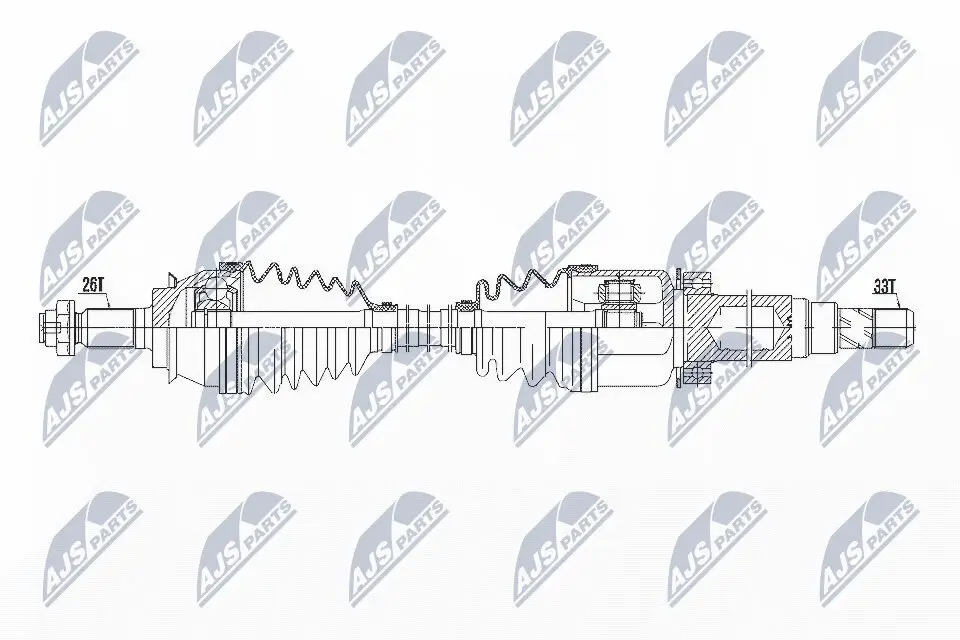 Antriebswelle Vorderachse rechts NTY NPW-BM-131