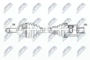 Antriebswelle Vorderachse rechts NTY NPW-BM-135