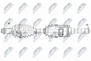 Antriebswelle Vorderachse rechts NTY NPW-BM-152