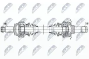 Antriebswelle Hinterachse links Hinterachse rechts NTY NPW-BM-162