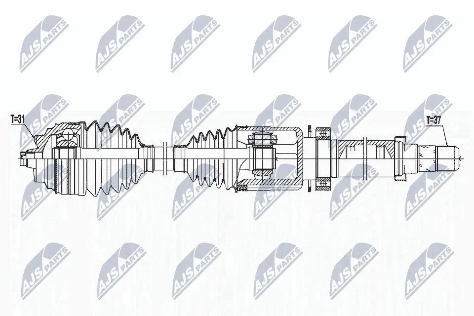 Antriebswelle NTY NPW-BM-167