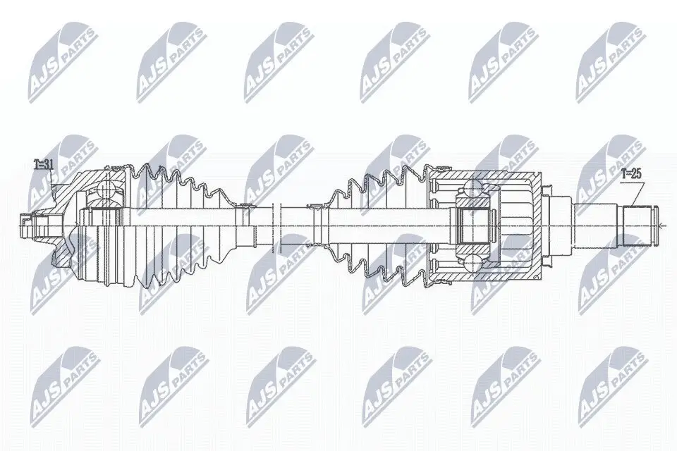 Antriebswelle NTY NPW-BM-168