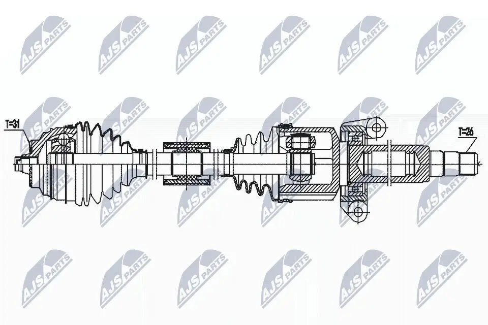 Antriebswelle NTY NPW-BM-188