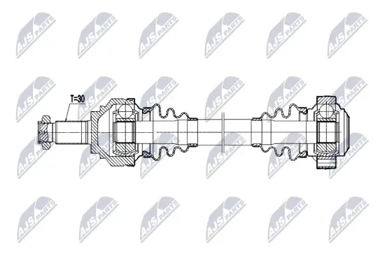 Antriebswelle Hinterachse rechts NTY NPW-BM-202 Bild Antriebswelle Hinterachse rechts NTY NPW-BM-202
