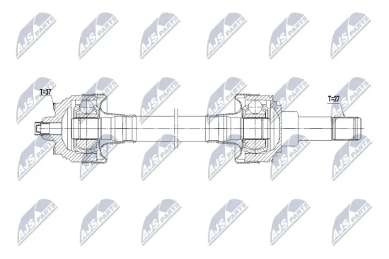 Antriebswelle Hinterachse links NTY NPW-BM-236 Bild Antriebswelle Hinterachse links NTY NPW-BM-236