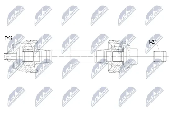 Antriebswelle Hinterachse rechts NTY NPW-BM-239 Bild Antriebswelle Hinterachse rechts NTY NPW-BM-239