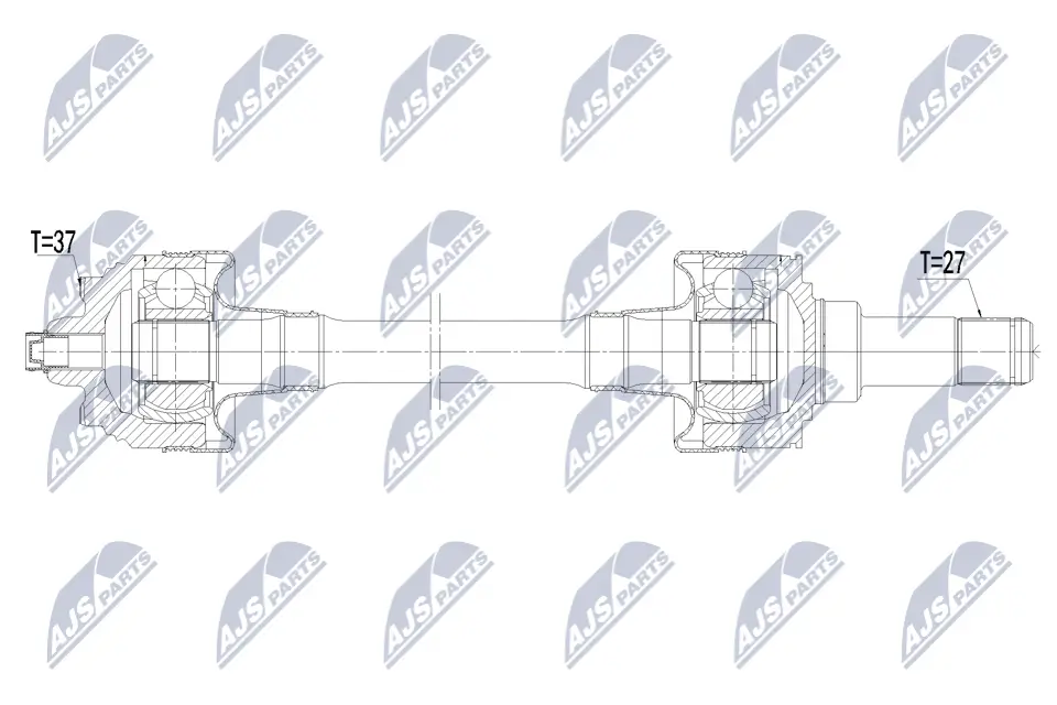 Antriebswelle Hinterachse links NTY NPW-BM-241