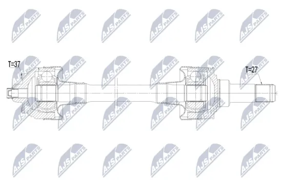 Antriebswelle Hinterachse links NTY NPW-BM-241 Bild Antriebswelle Hinterachse links NTY NPW-BM-241