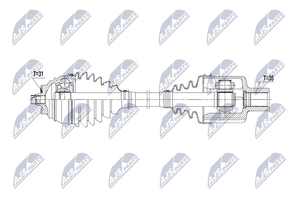 Antriebswelle NTY NPW-BM-253