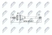 Antriebswelle NTY NPW-CH-017