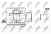 Gelenksatz, Antriebswelle NTY NPW-CH-024