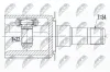 Gelenksatz, Antriebswelle Vorderachse rechts getriebeseitig NTY NPW-CH-033 Bild Gelenksatz, Antriebswelle Vorderachse rechts getriebeseitig NTY NPW-CH-033