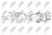 Antriebswelle Vorderachse rechts NTY NPW-CH-036