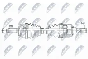 Antriebswelle Vorderachse links NTY NPW-CH-046