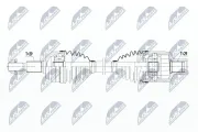 Antriebswelle Vorderachse rechts NTY NPW-CH-066