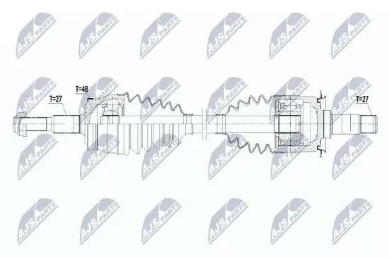 Antriebswelle Hinterachse links NTY NPW-CH-088 Bild Antriebswelle Hinterachse links NTY NPW-CH-088