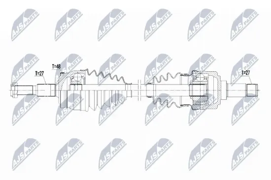 Antriebswelle Hinterachse rechts NTY NPW-CH-090 Bild Antriebswelle Hinterachse rechts NTY NPW-CH-090