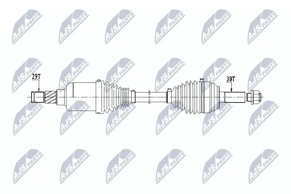 Antriebswelle Vorderachse links NTY NPW-CH-118