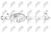 Antriebswelle Vorderachse rechts NTY NPW-CH-155