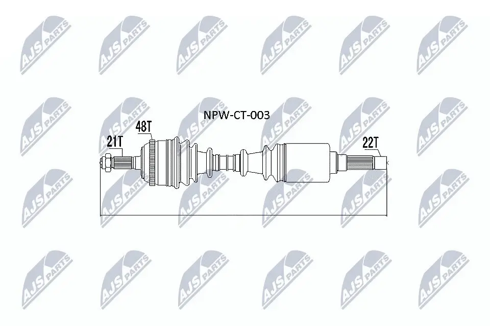 Antriebswelle NTY NPW-CT-003