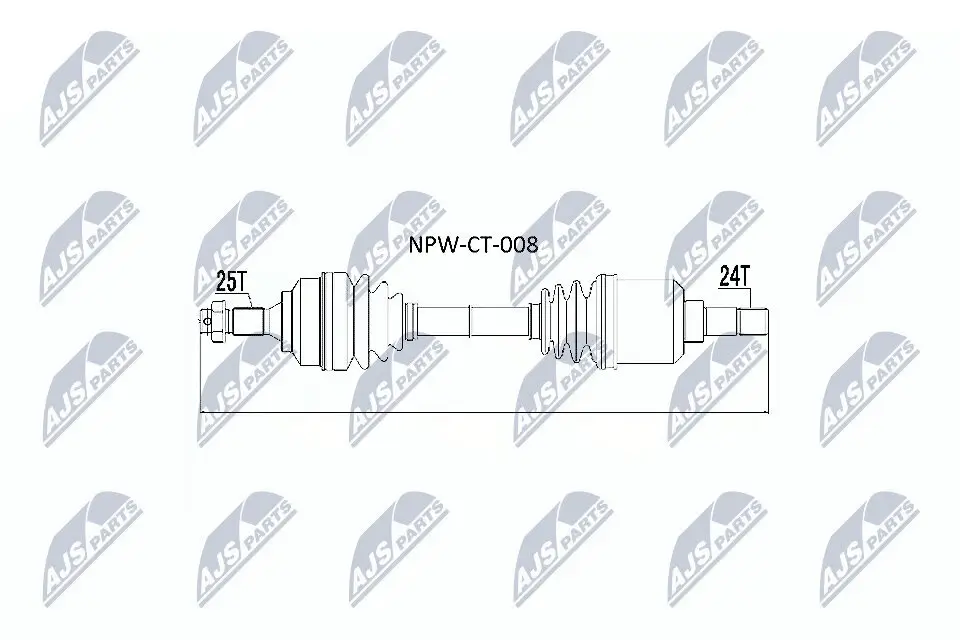 Antriebswelle NTY NPW-CT-008