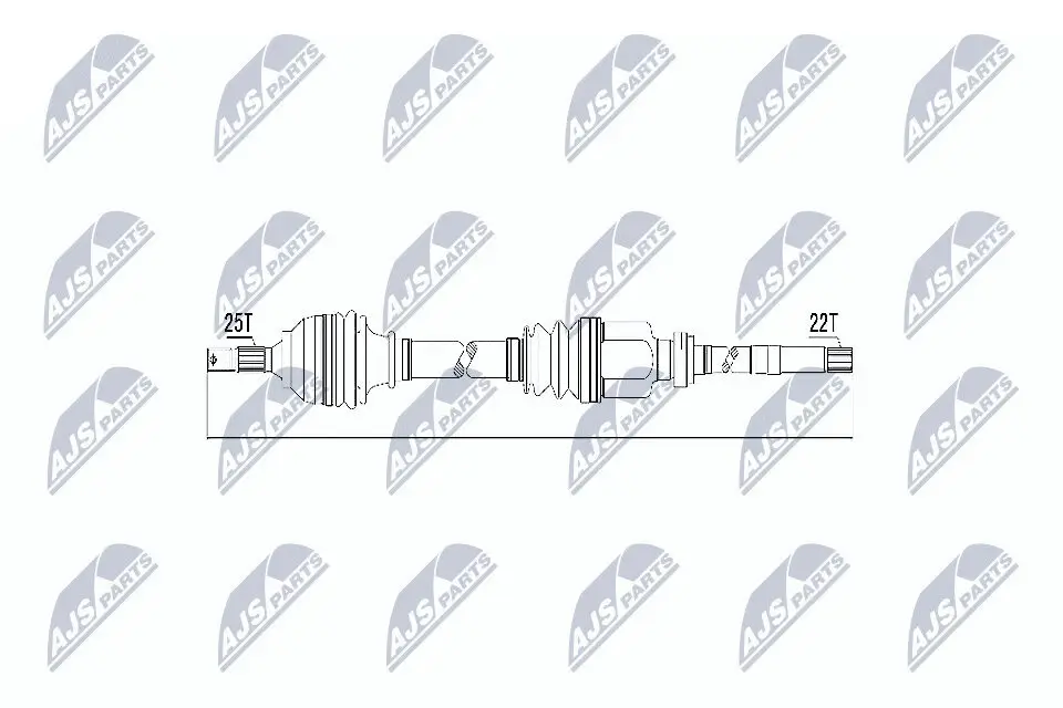 Antriebswelle Vorderachse NTY NPW-CT-011