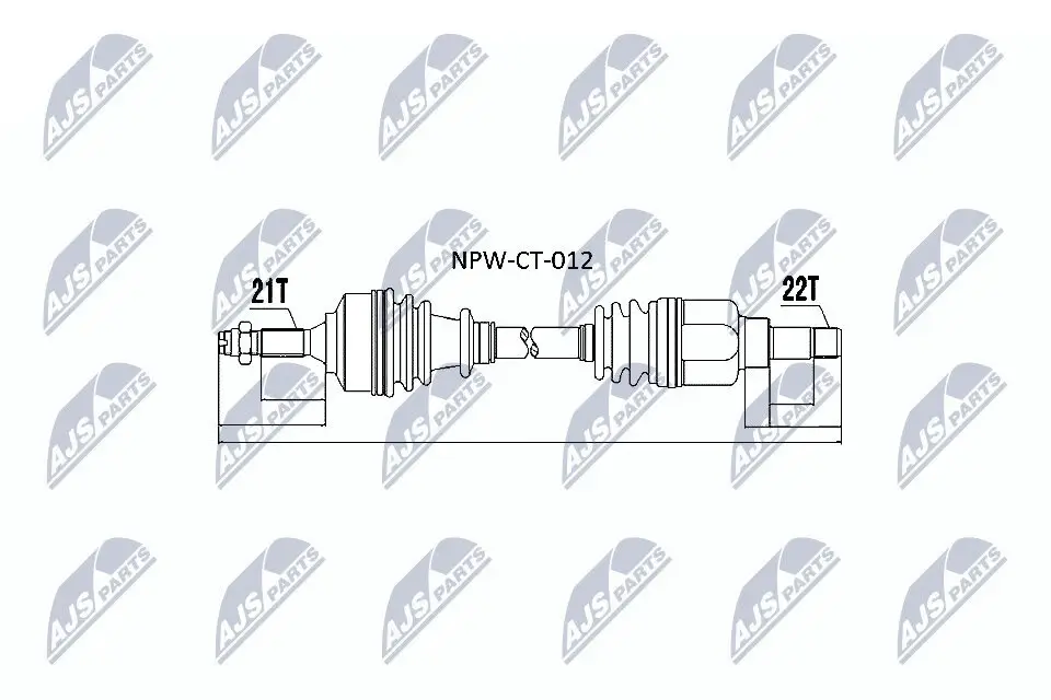 Antriebswelle NTY NPW-CT-012