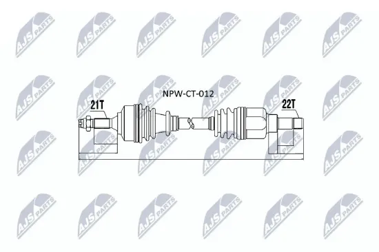 Antriebswelle NTY NPW-CT-012 Bild Antriebswelle NTY NPW-CT-012