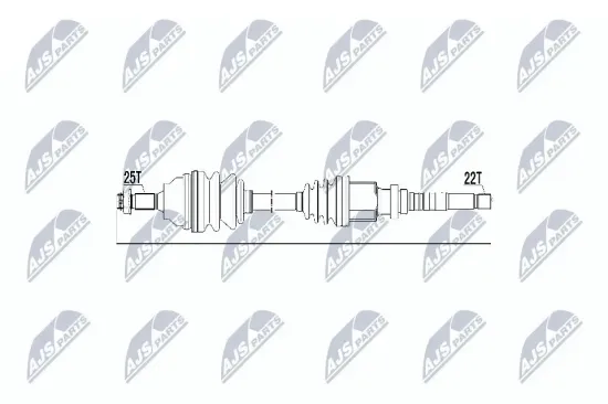 Antriebswelle NTY NPW-CT-019 Bild Antriebswelle NTY NPW-CT-019